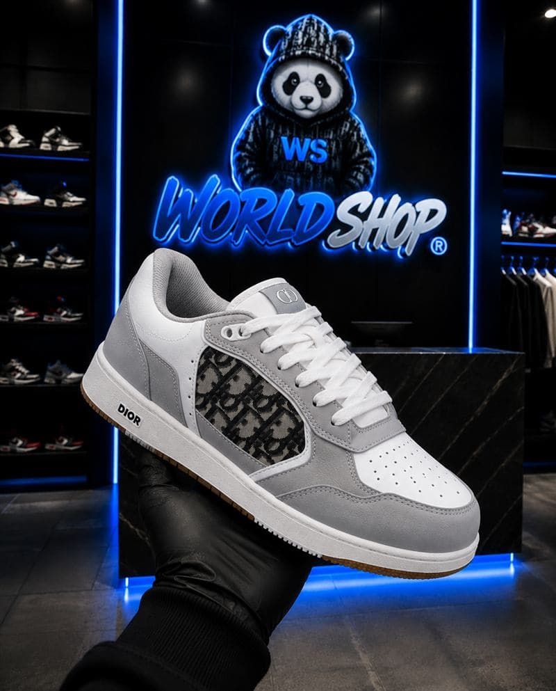 Sneakers chunky logo - Bleu