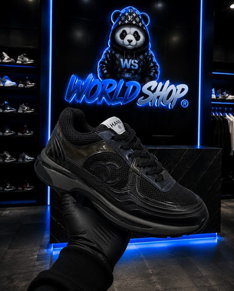 Sneakers chunky logo - Noir